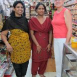 Shopping with Indian women